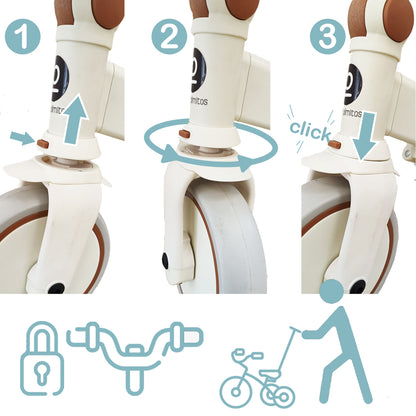 Olmitos - Triciclo Evolutivo de Bebé 5 en 1 - Bicicleta 1 hasta 5 años