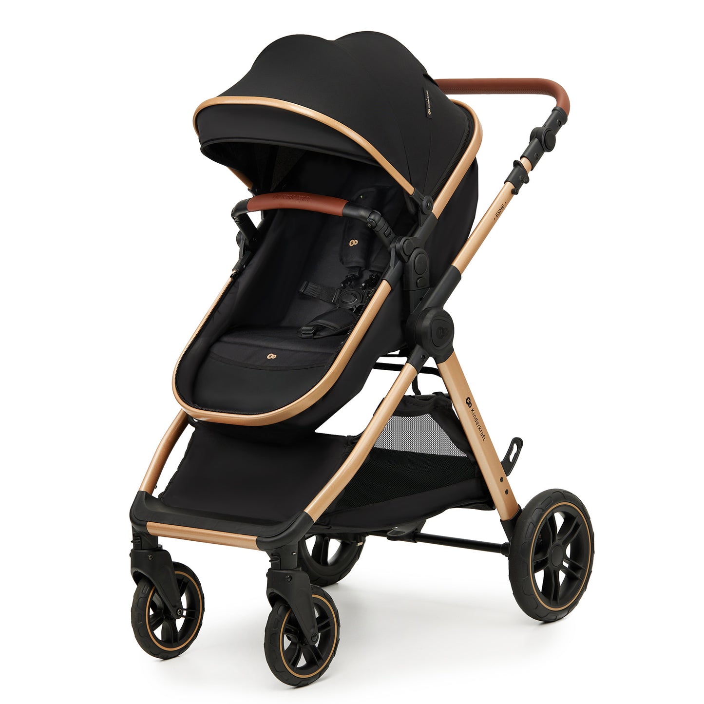 Kinderkraft ESME Silla de Coche 3 en 1 - Mink Pro I-size