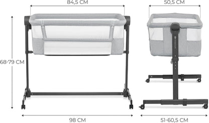 Kinderkraft NESTE UP 2 Cuna Colecho para Bebé con Colchón