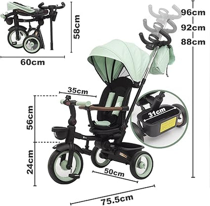 Triciclo Evolutivo Bebé SAMI Plegable de Twinly