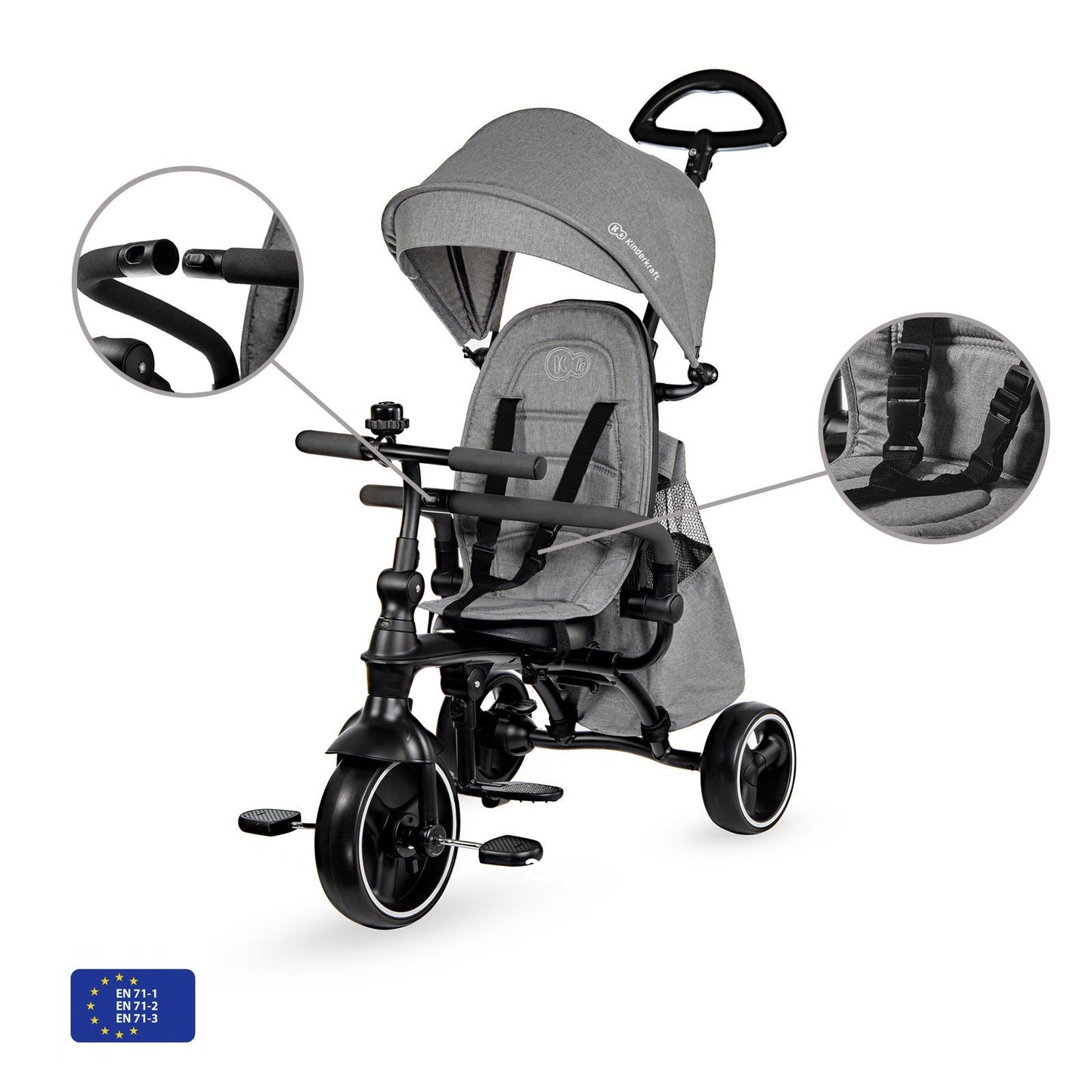 Triciclo plegable JAZZ de Kinderkraft