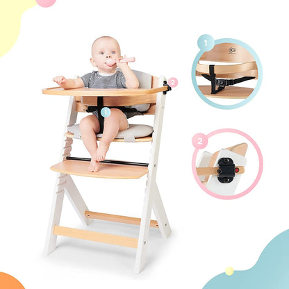 Trona Bebé de Madera, con Cojines ENOCK de Kinderkraft