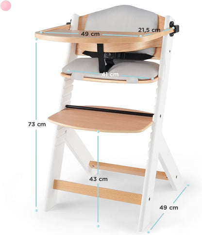 Trona Bebé de Madera, con Cojines ENOCK de Kinderkraft