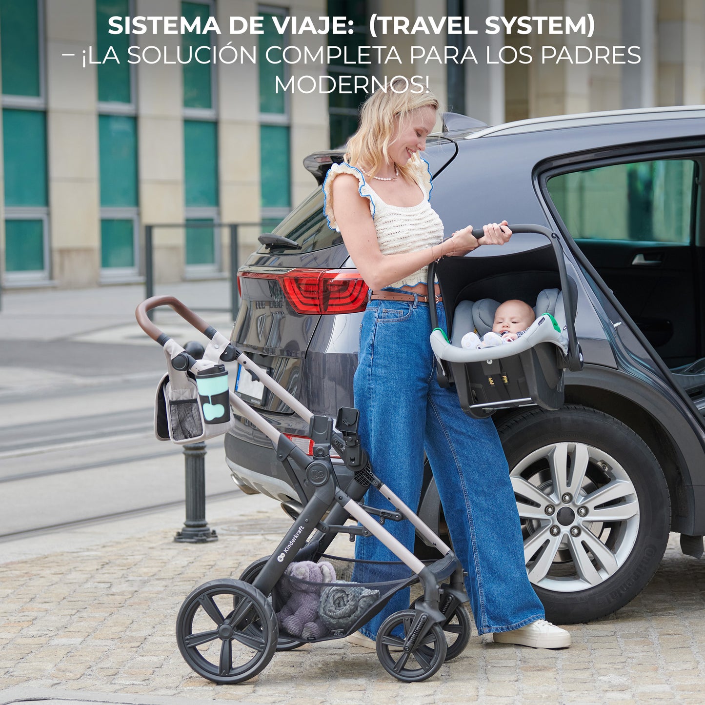 Kinderkraft MOOV2 AIR Silla de Coche 3 en 1