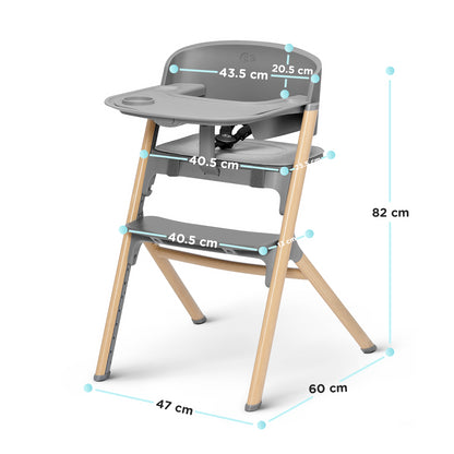 Trona para bebés IGEE con balancín CALMEE de Kinderkraft