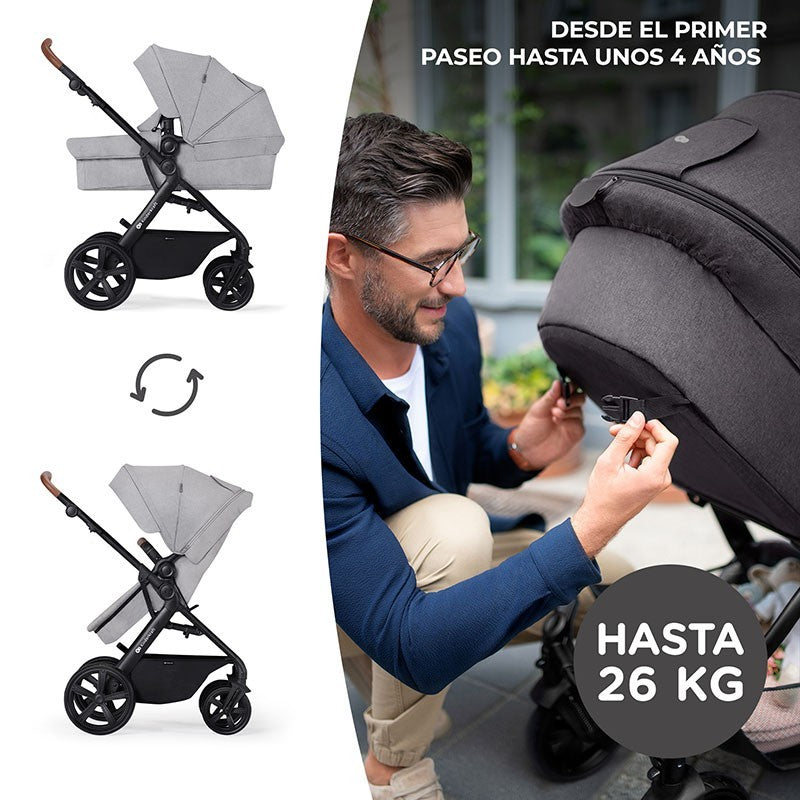 Carrito multifuncional 3en1 A-TOUR de Kinderkraft