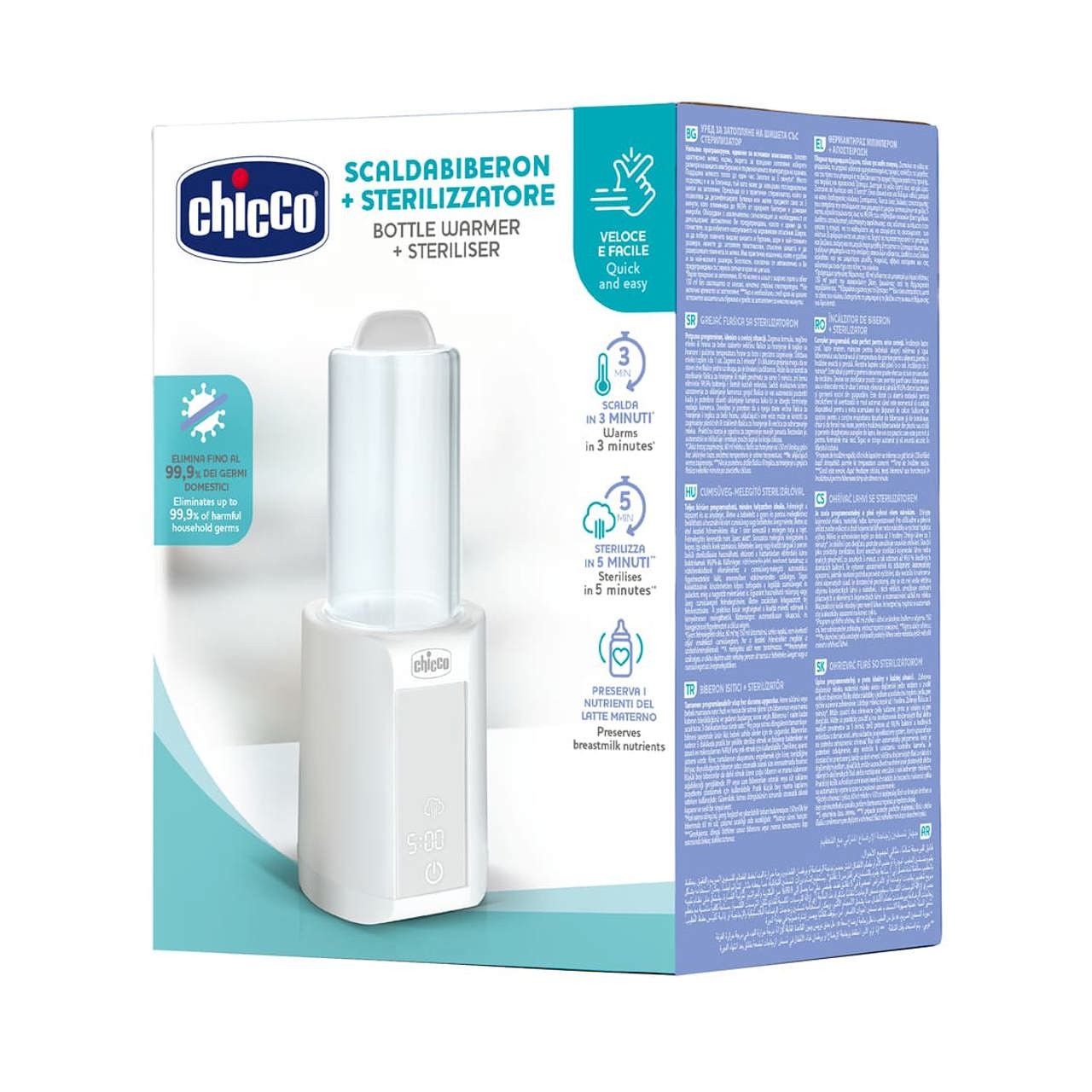 Calienta Biberones con Esterilizador de Chicco