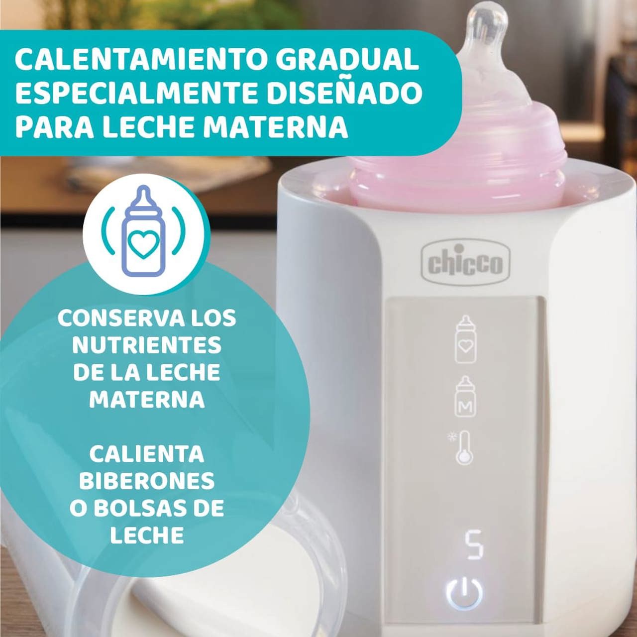 Calienta Biberones con Esterilizador de Chicco