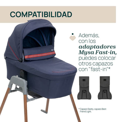 Soporte Mecedora Para Capazo, Silla y Grupo 0 Lullaglide de Chicco