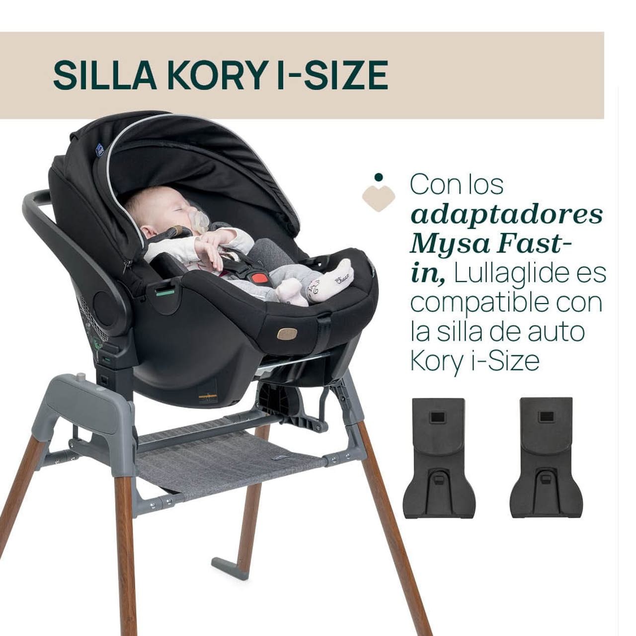 Soporte Mecedora Para Capazo, Silla y Grupo 0 Lullaglide de Chicco