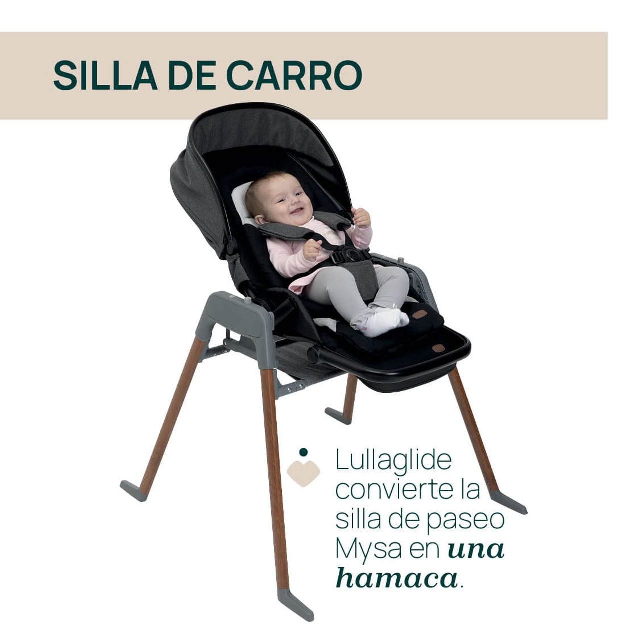 Soporte Mecedora Para Capazo, Silla y Grupo 0 Lullaglide de Chicco