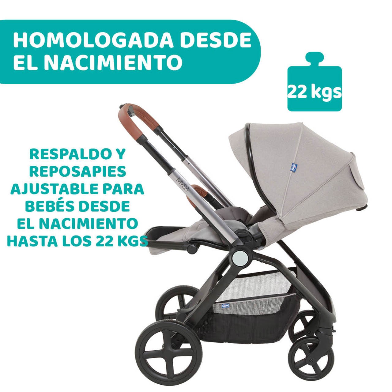 Duo Cochecito Mysa de Chicco