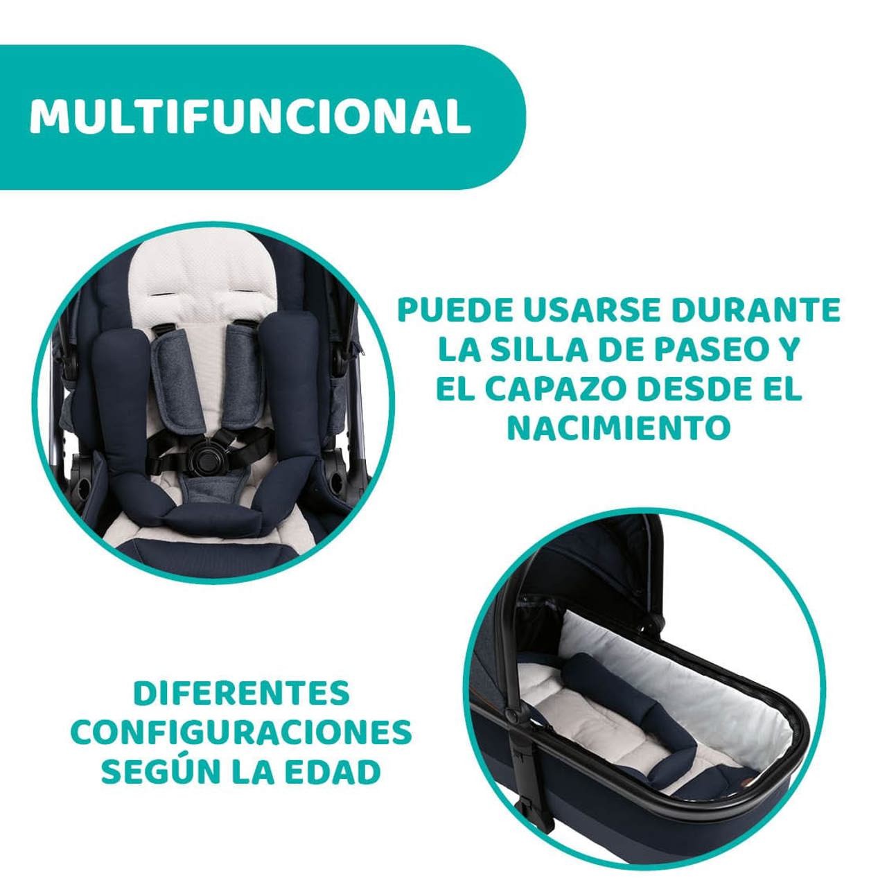 Duo Cochecito Mysa de Chicco