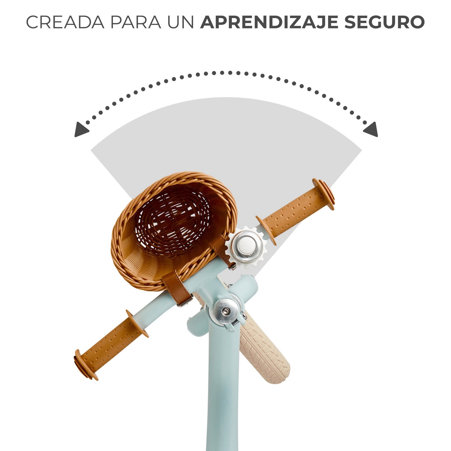 Kinderkraft  Bicicleta Sin Pedales RAPID 2 , 2 Años, Sólida, Para los Niñas y Niños, Segura, Ajustable