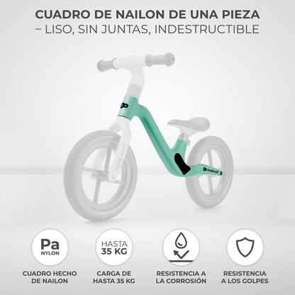 Kinderkraft - Bicicleta sin pedales XPLOIT niños 80 cm 2 años - Ruedas impinchables