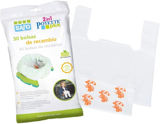 Recambio orinal portatil 30 unidades de Saro