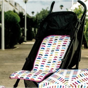 Colchoneta Silla de Paseo Mostachos Multicolor