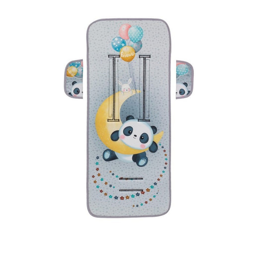 Colchoneta Silla de Paseo Universal Panda + Protectores de Interbaby