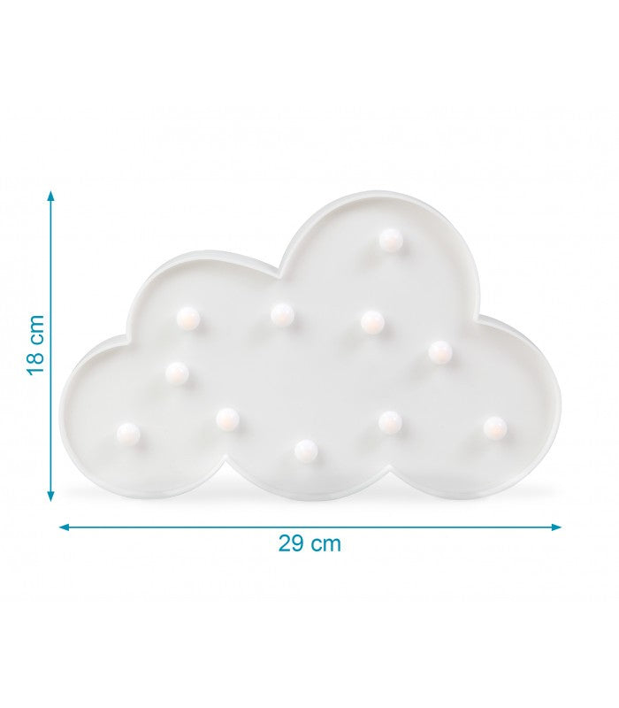 Lámpara Nube Con Luz Led de Kiokids