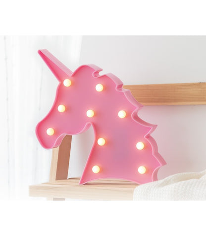 Lámpara Unicornio con Luz Led De Kiokids