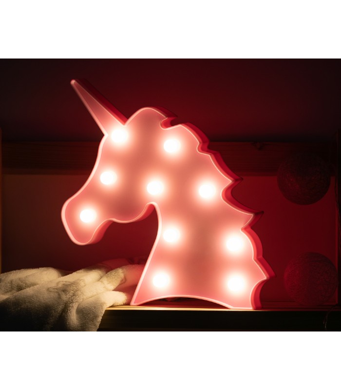 Lámpara Unicornio con Luz Led De Kiokids