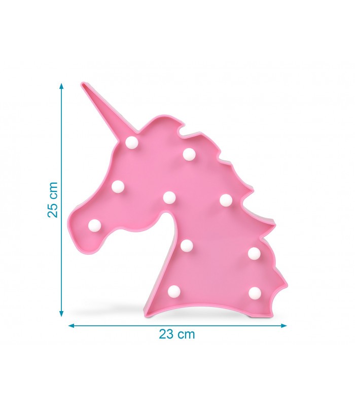 Lámpara Unicornio con Luz Led De Kiokids